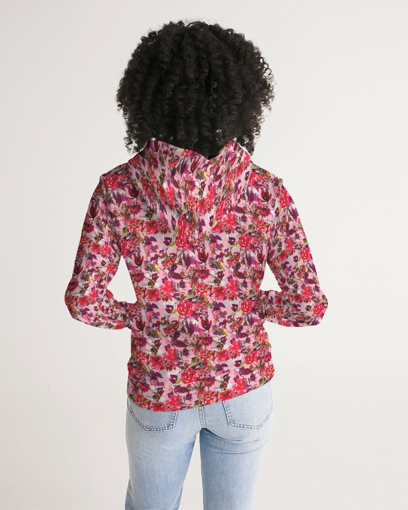 Silk Rose Women's All-Over Print Hoodie