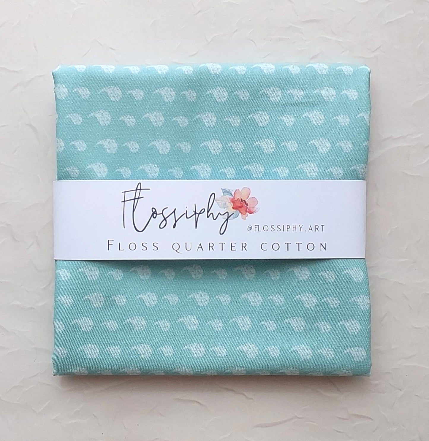 Floss Quarter Cotton Paisley Strawberries
