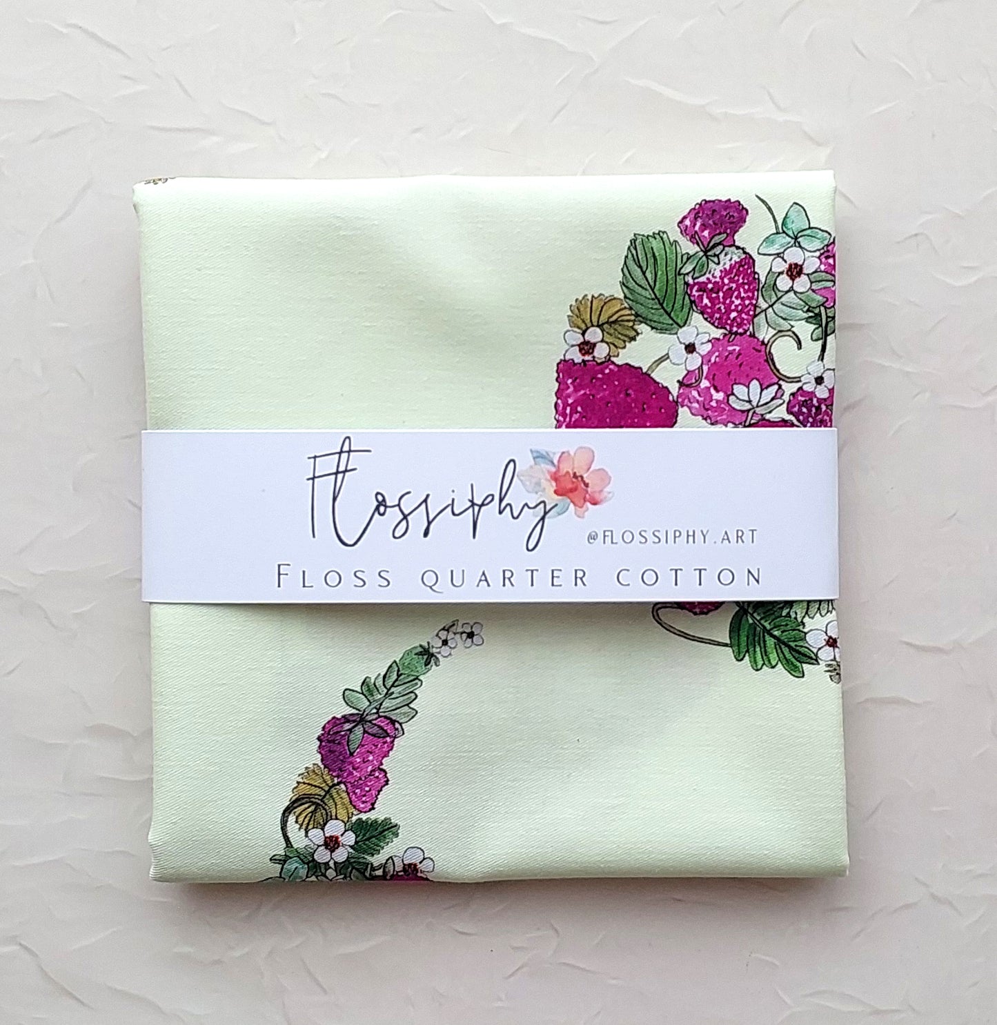 Floss Quarter Cotton Strawberry Fields