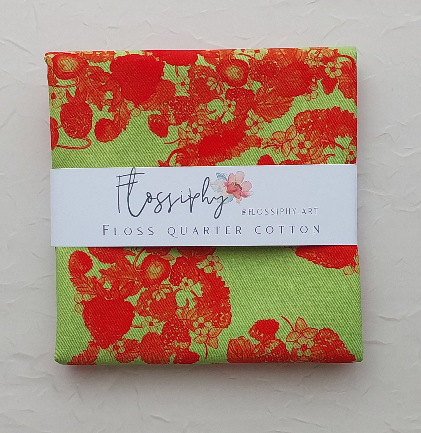 Floss Quarter Cotton Strawberry Garden