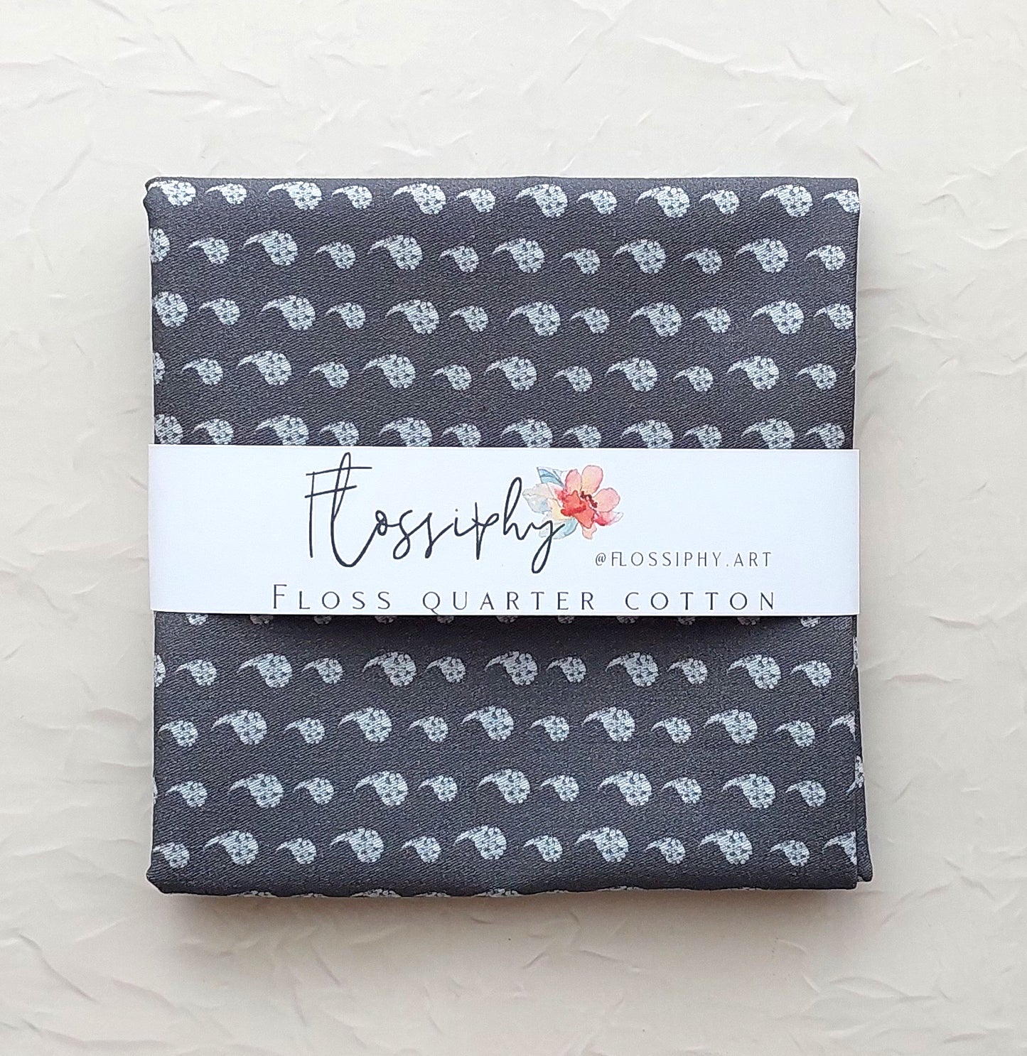 Floss Quarter Cotton Paisley Strawberries