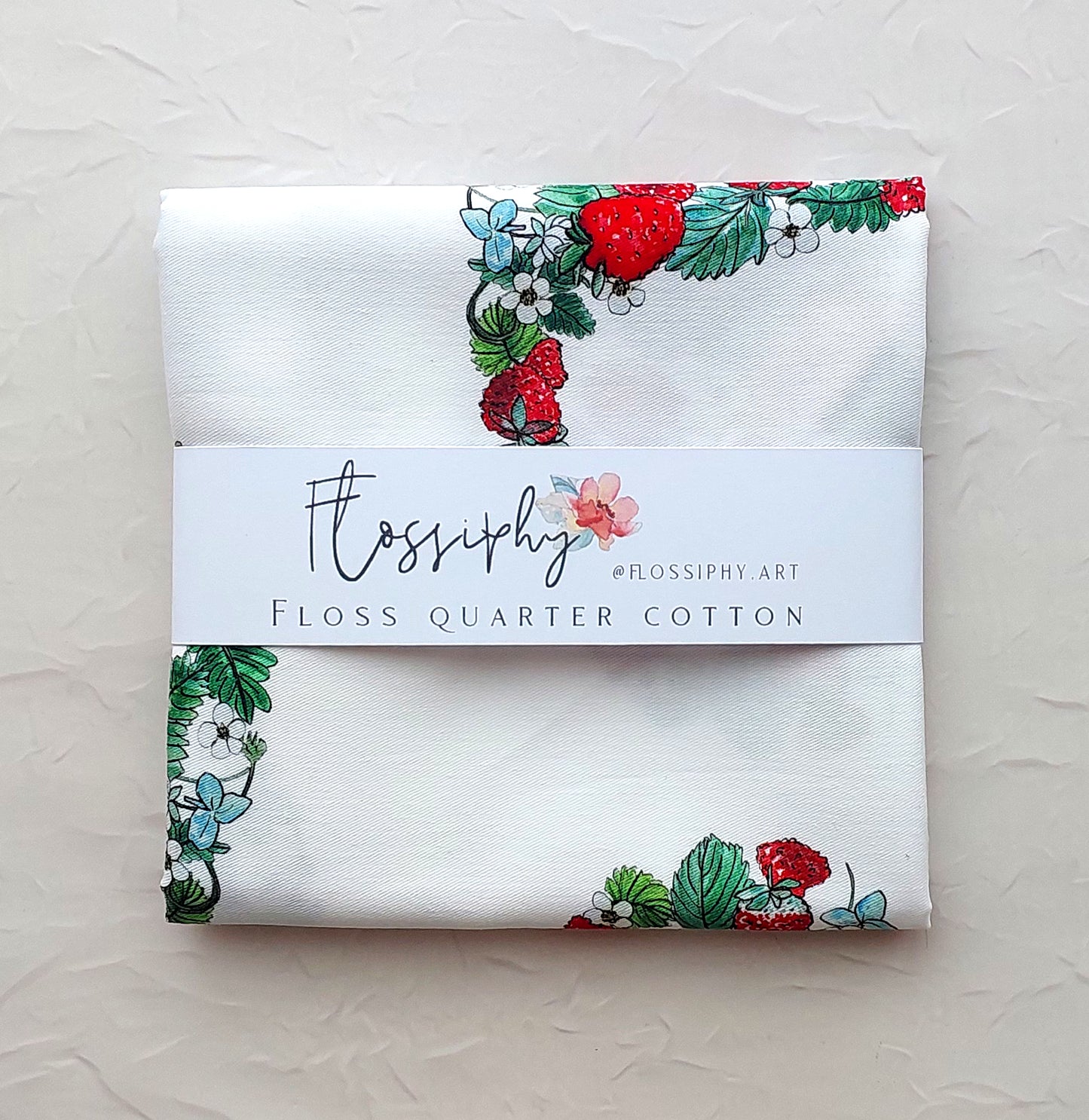 Floss Quarter Cotton Strawberry Fields