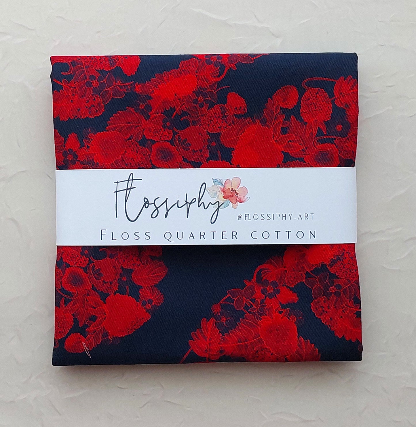Floss Quarter Cotton Strawberry Garden