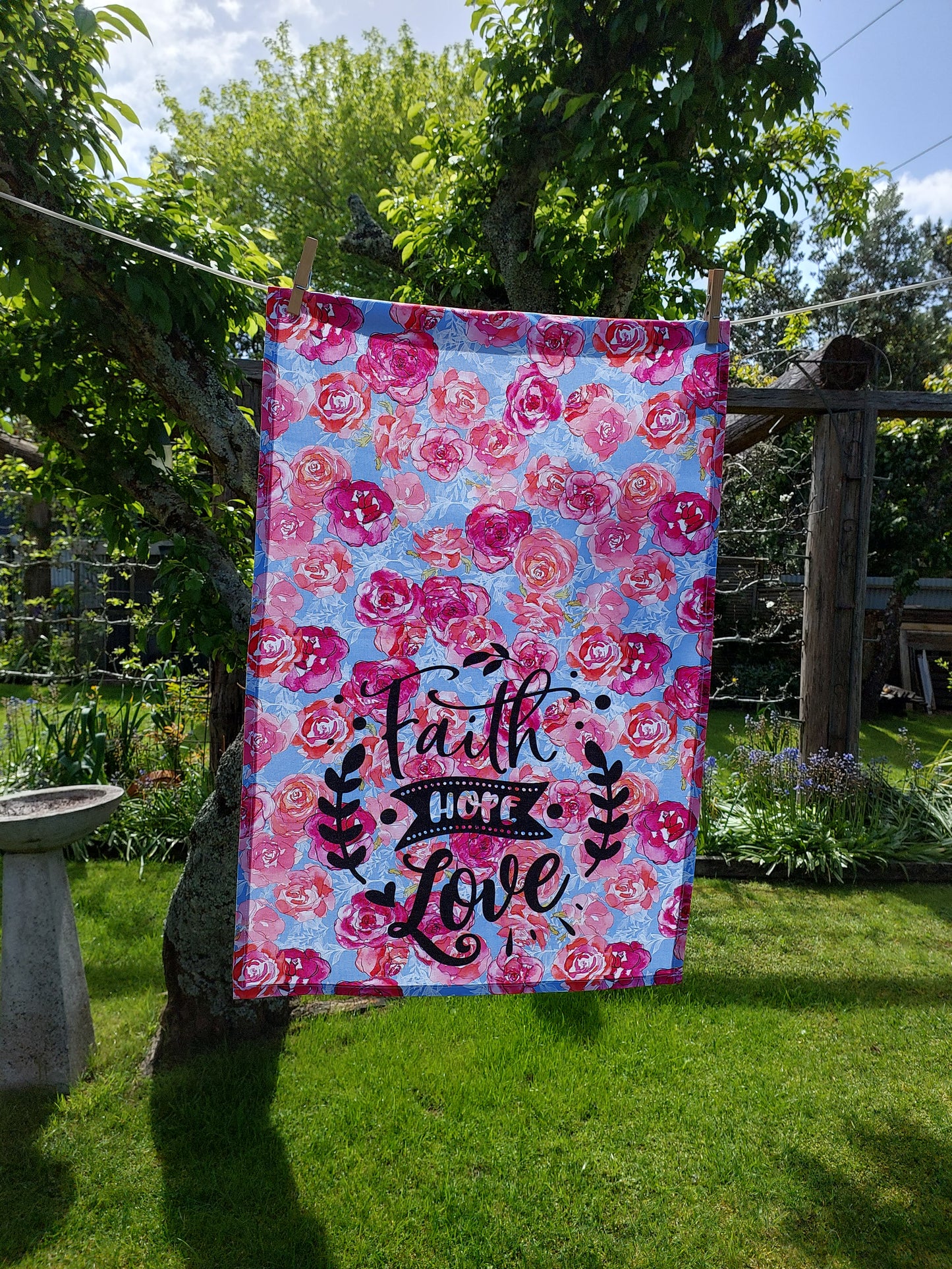 Faith - Canvas Cotton Tea Towel