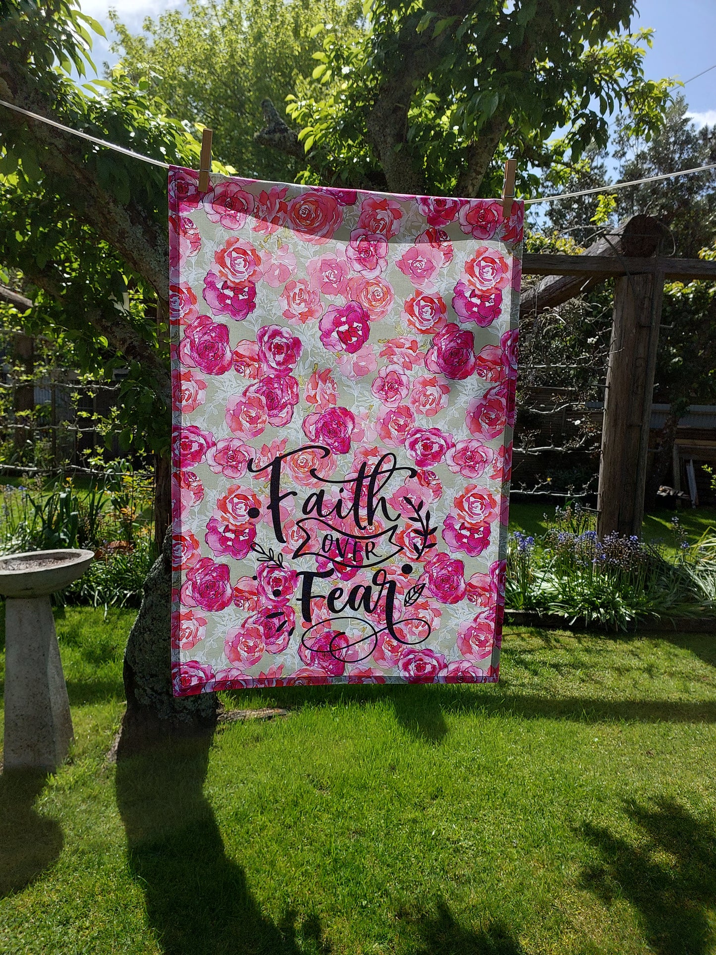Faith - Canvas Cotton Tea Towel