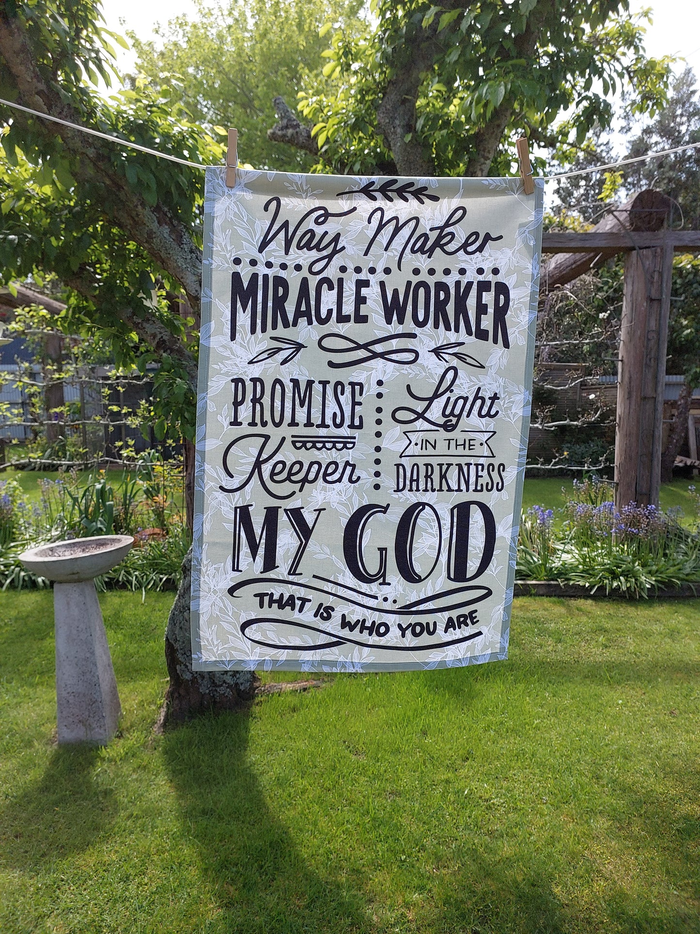 Faith - Canvas Cotton Tea Towel