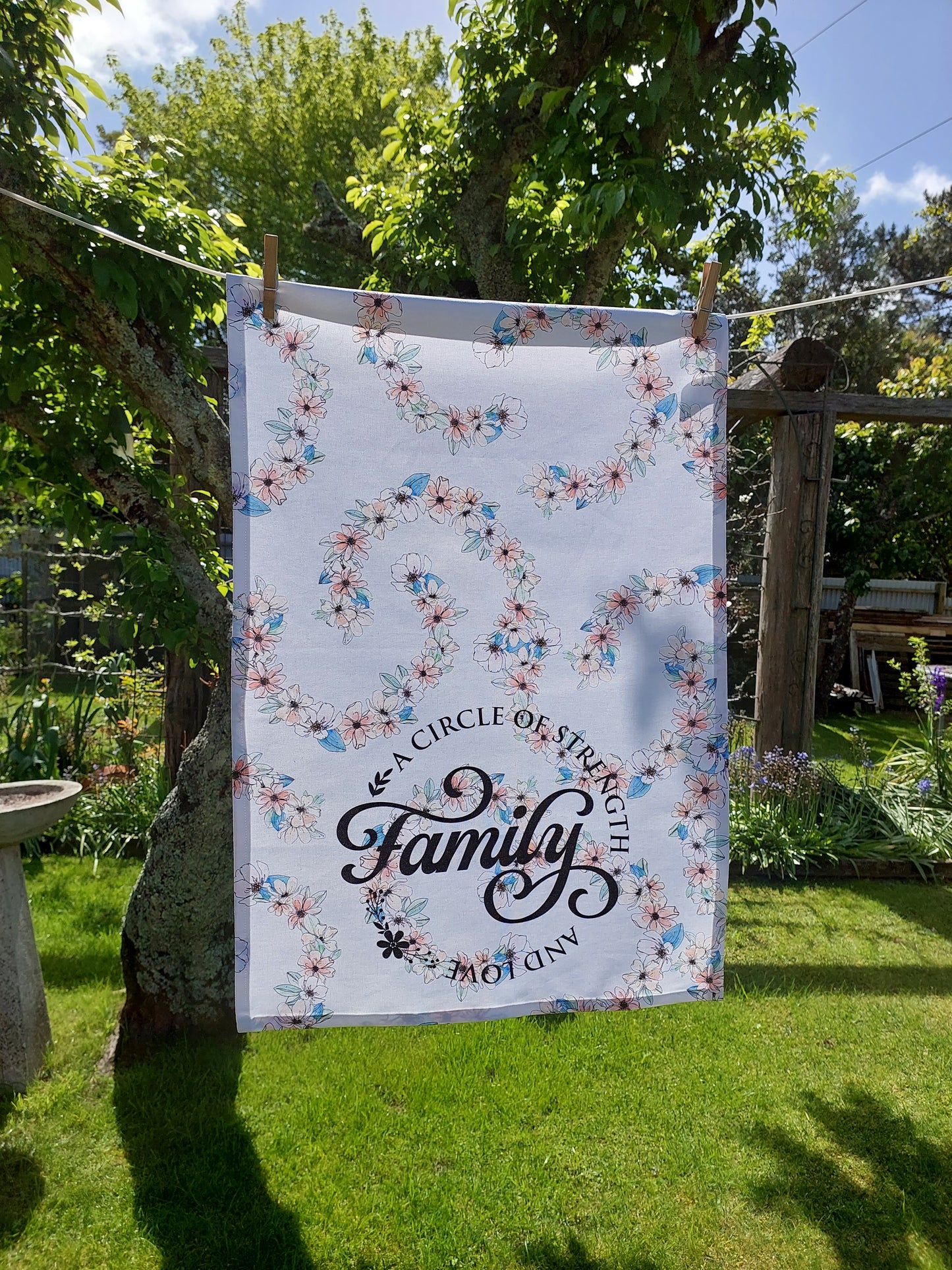 Family - Canvas Cotton Tea Towel