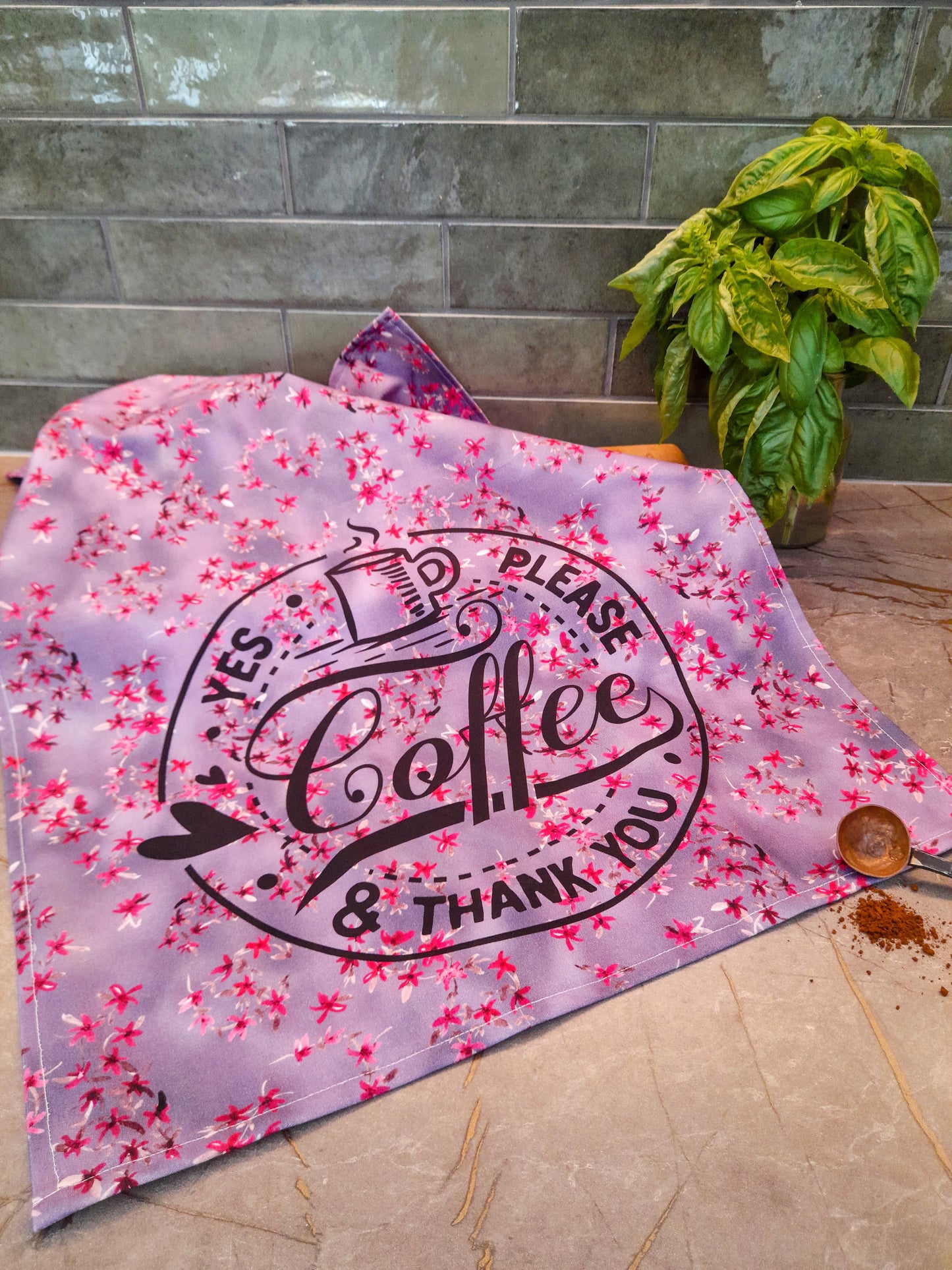 Caledonia Cotton Canvas Tea Towel