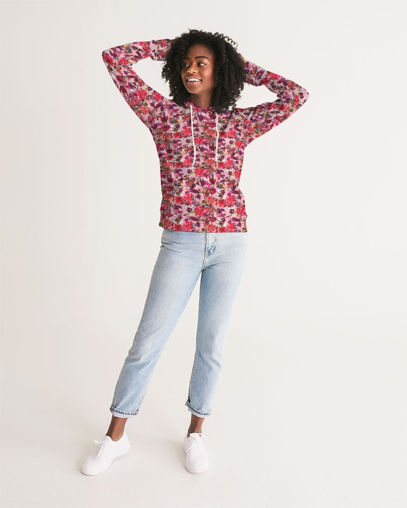 Silk Rose Women's All-Over Print Hoodie