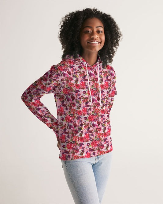 Silk Rose Women's All-Over Print Hoodie