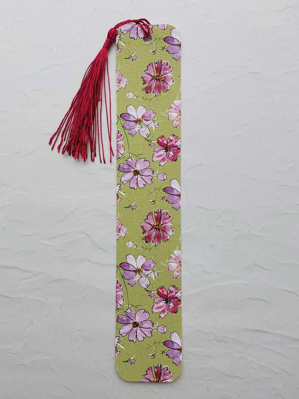 Lily and Cosmos Bookmarks