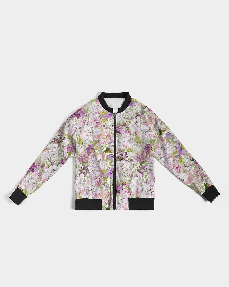 Magical Garden Women's Print Bomber Jacket