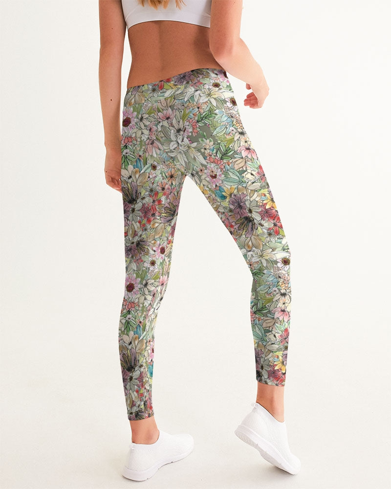 Afternoon Tea Mingle Women's All-Over Print Yoga Pants