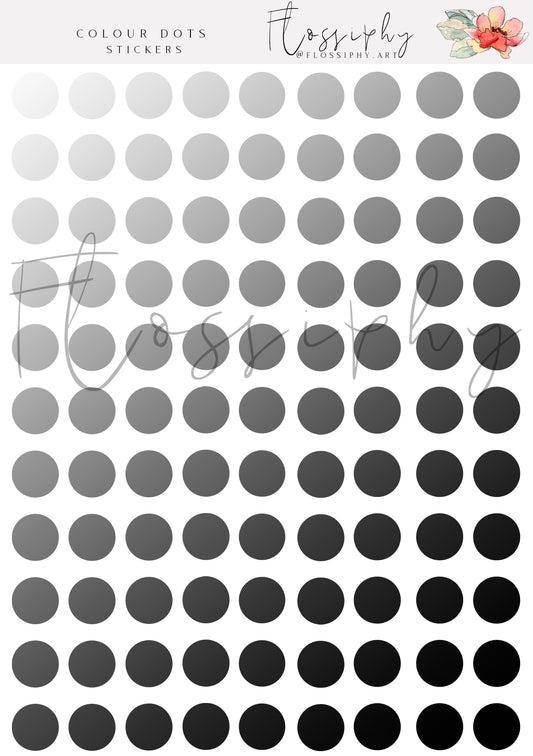 Dot Functional Colour Stickers