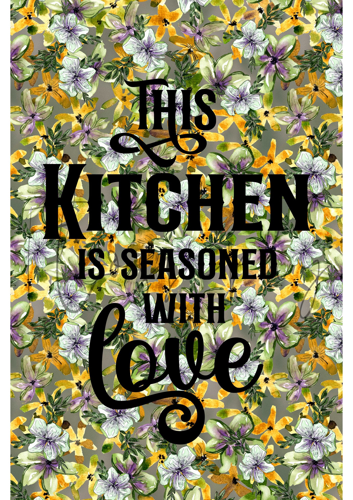 Caledonia Cotton Canvas Tea Towel