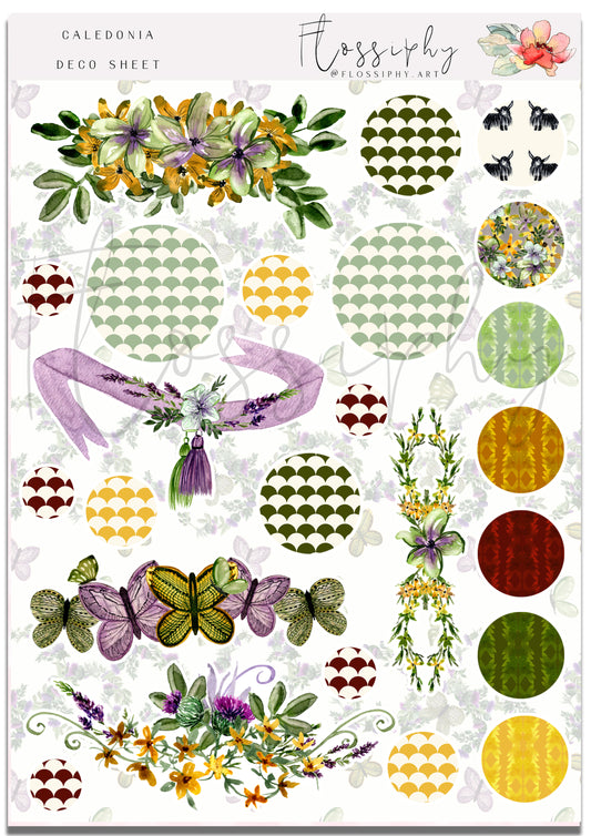 Caledonia Stickers and Die Cuts