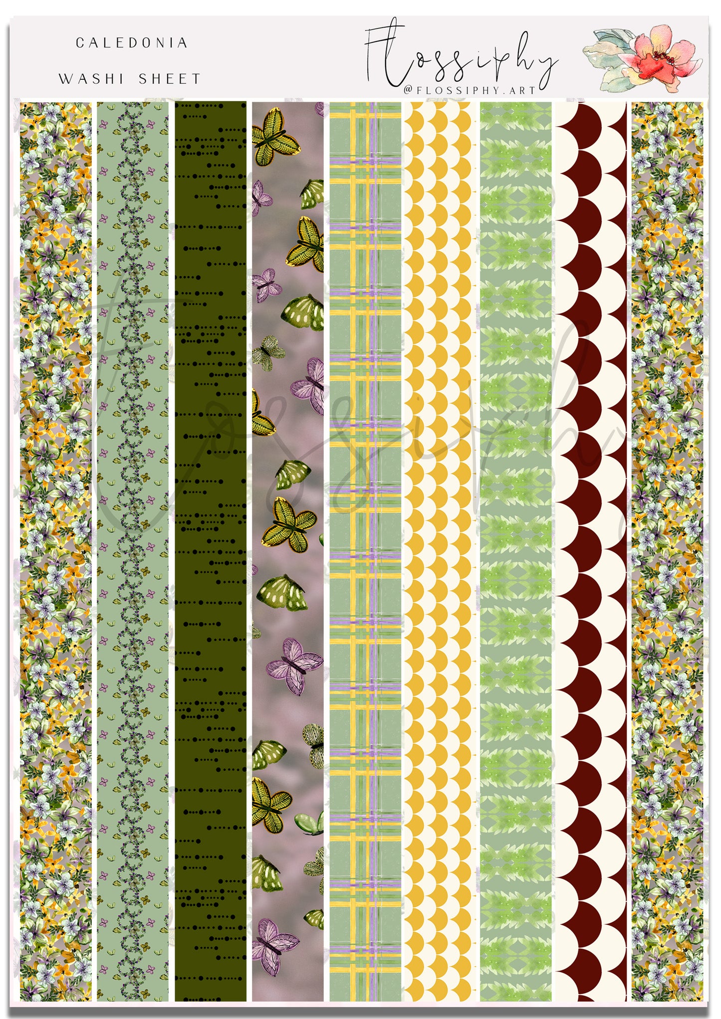 Caledonia Stickers and Die Cuts