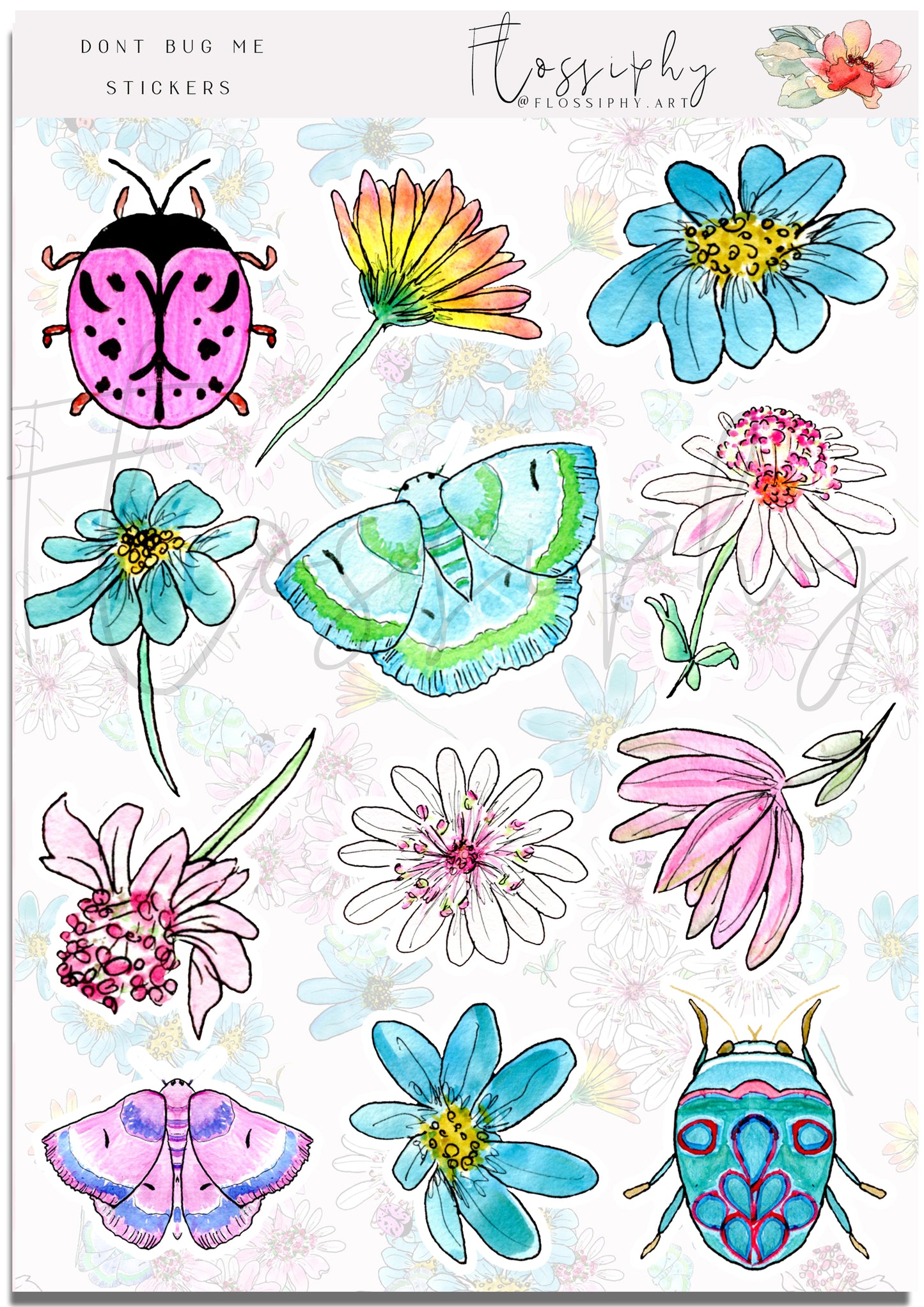 Don't Bug Me Deco Stickers