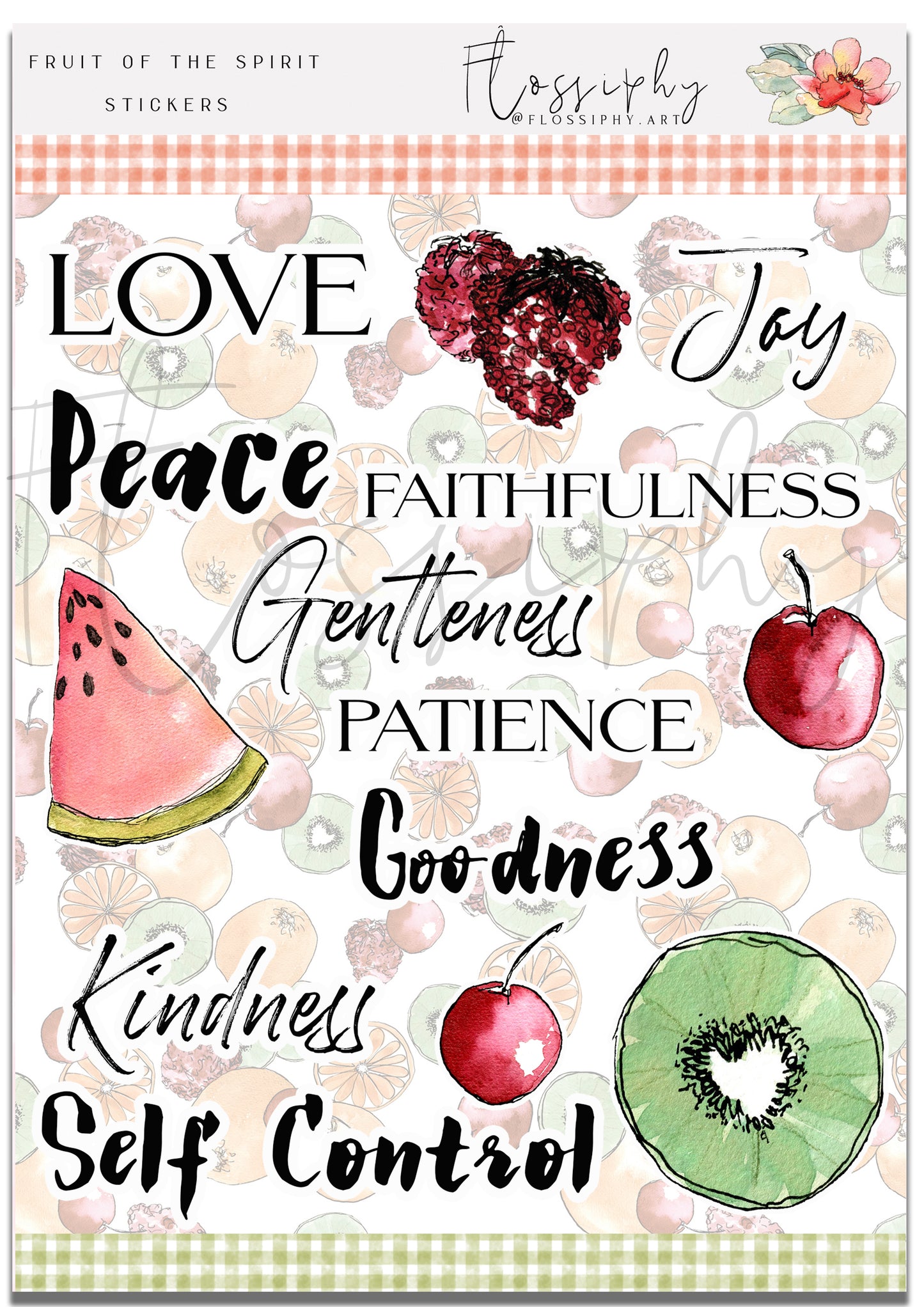 Fruit of the Spirit Stickers