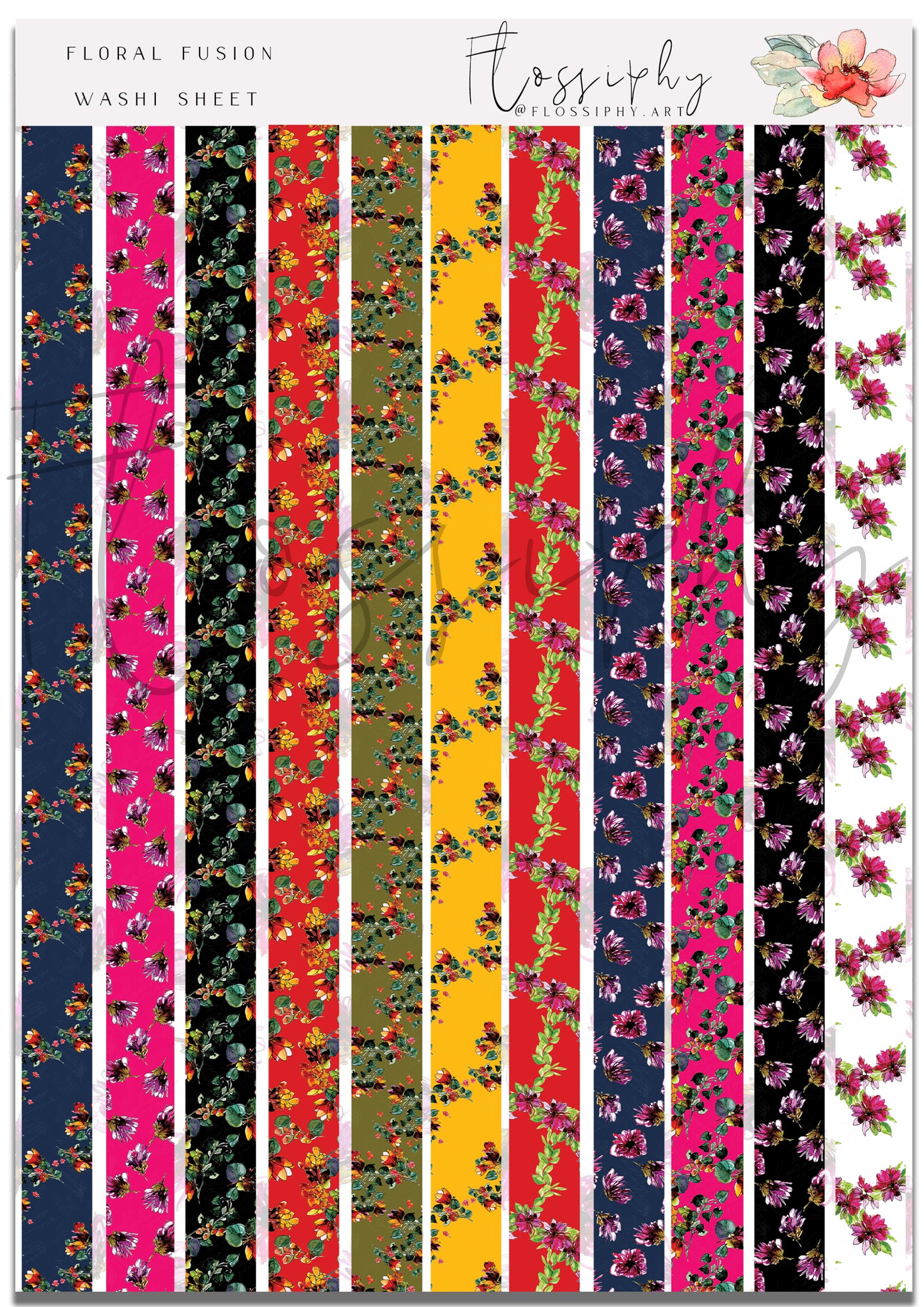 Floral Fusion Stickers
