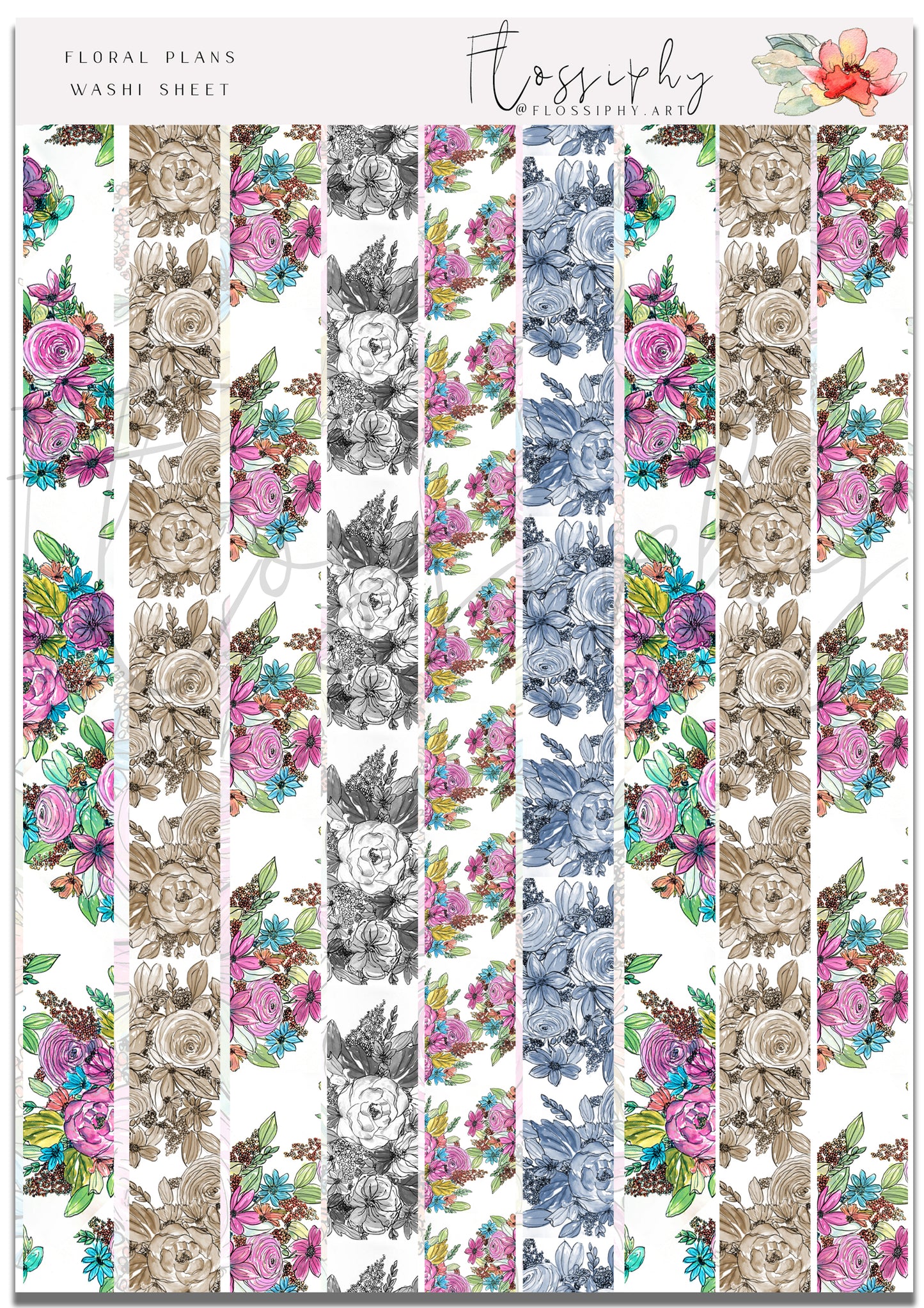 Floral Plans Stickers