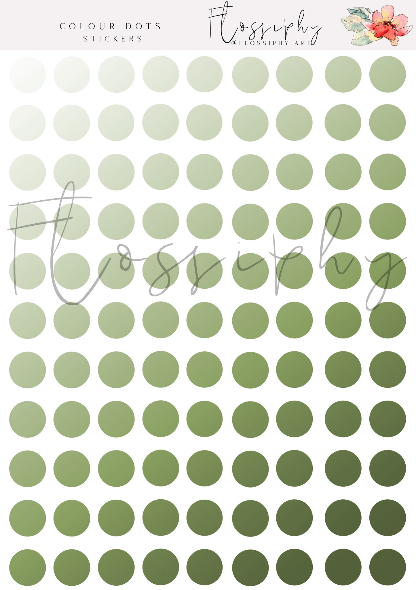 Dot Functional Colour Stickers
