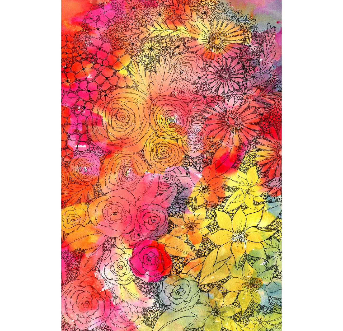 Inked - Canvas Cotton Tea Towel