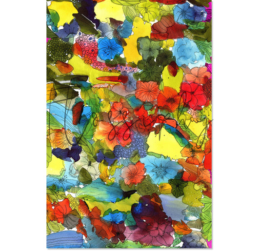 Inked - Canvas Cotton Tea Towel