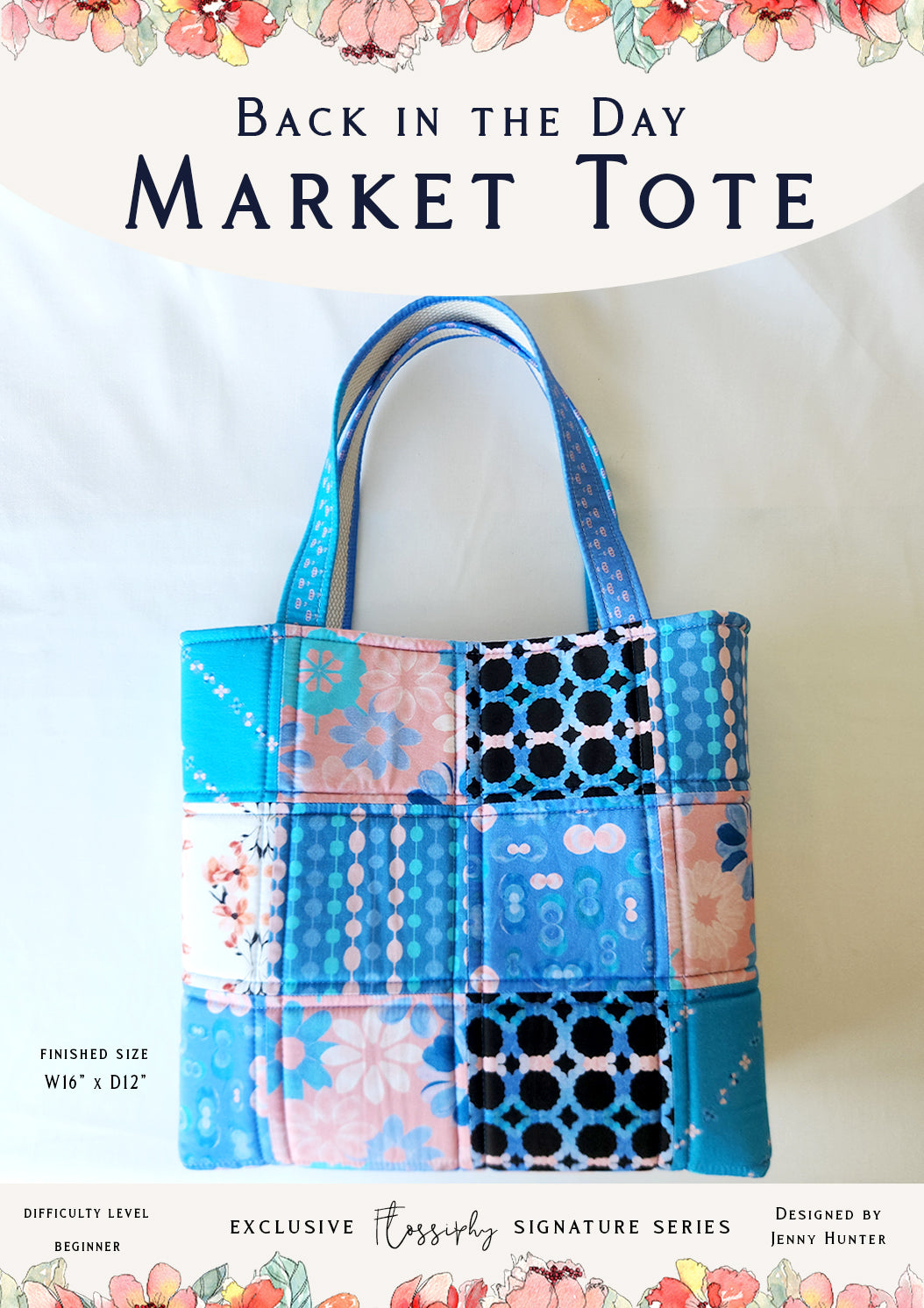 Market Tote Pattern - Back in the Day