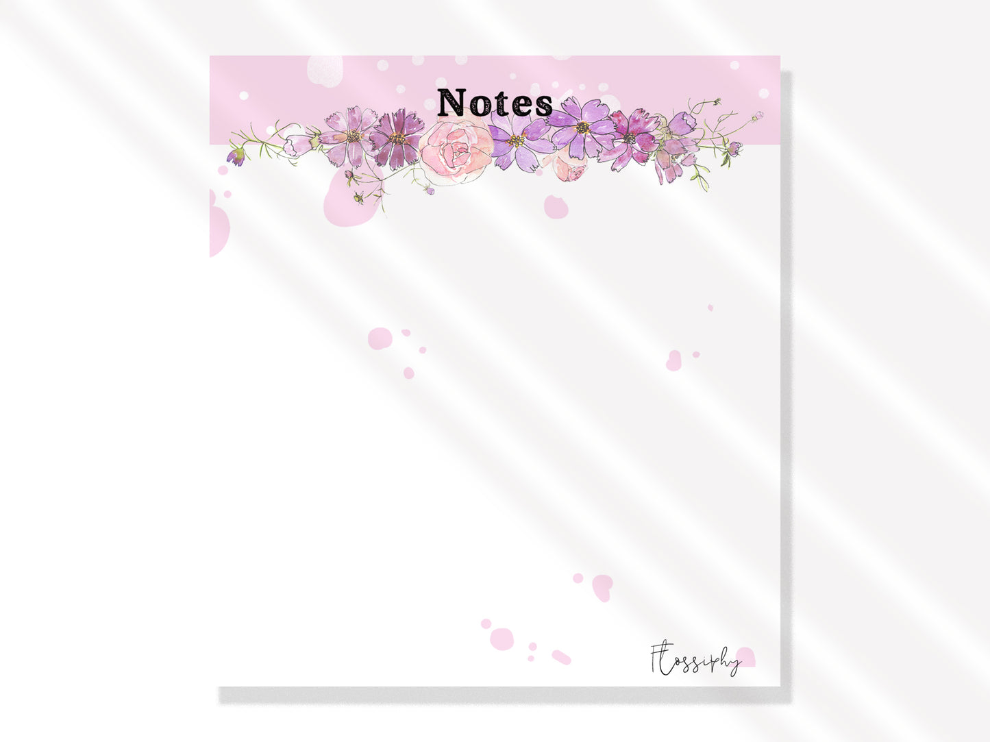 Memo Pad.
