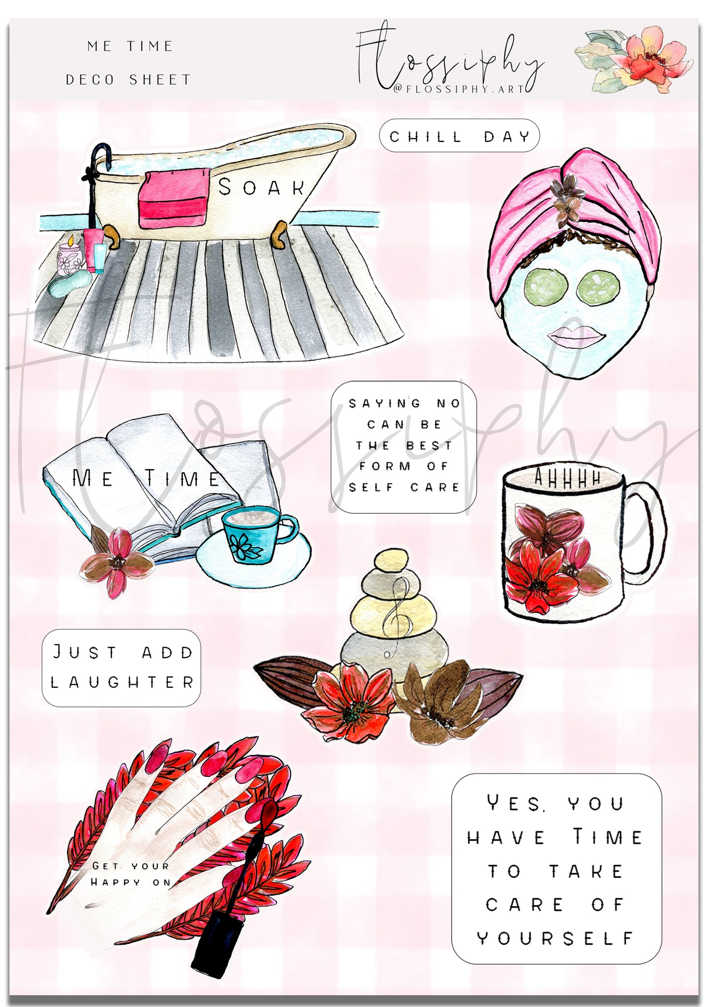 Me Time Stickers
