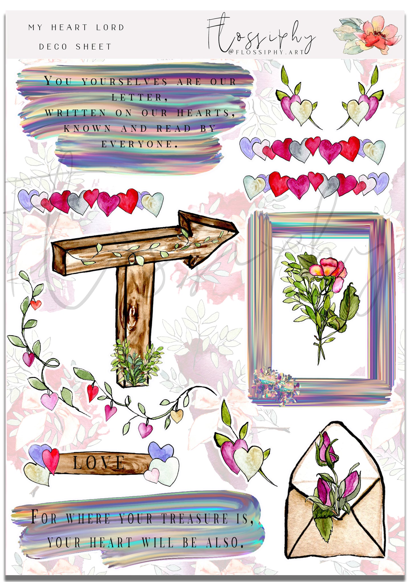 My Heart Lord Deco Stickers