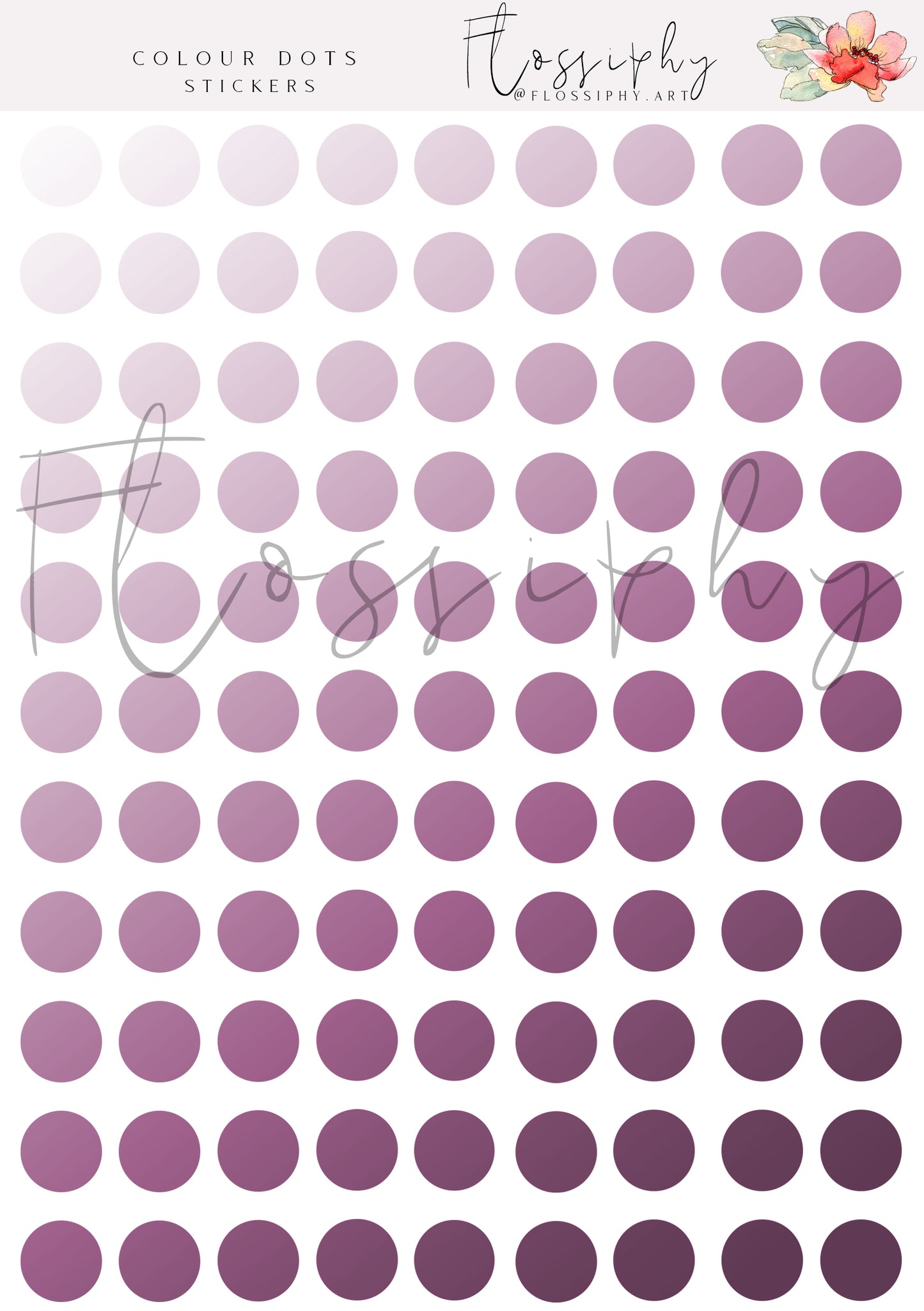 Dot Functional Colour Stickers