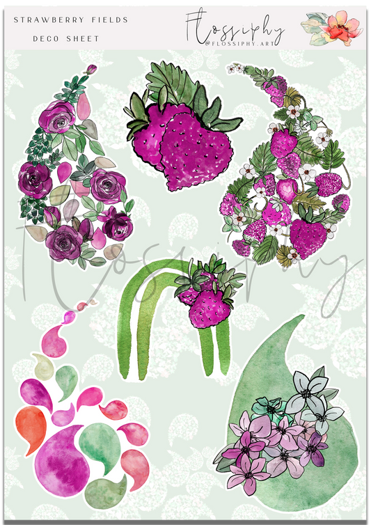 Strawberry Life -cool - Stickers