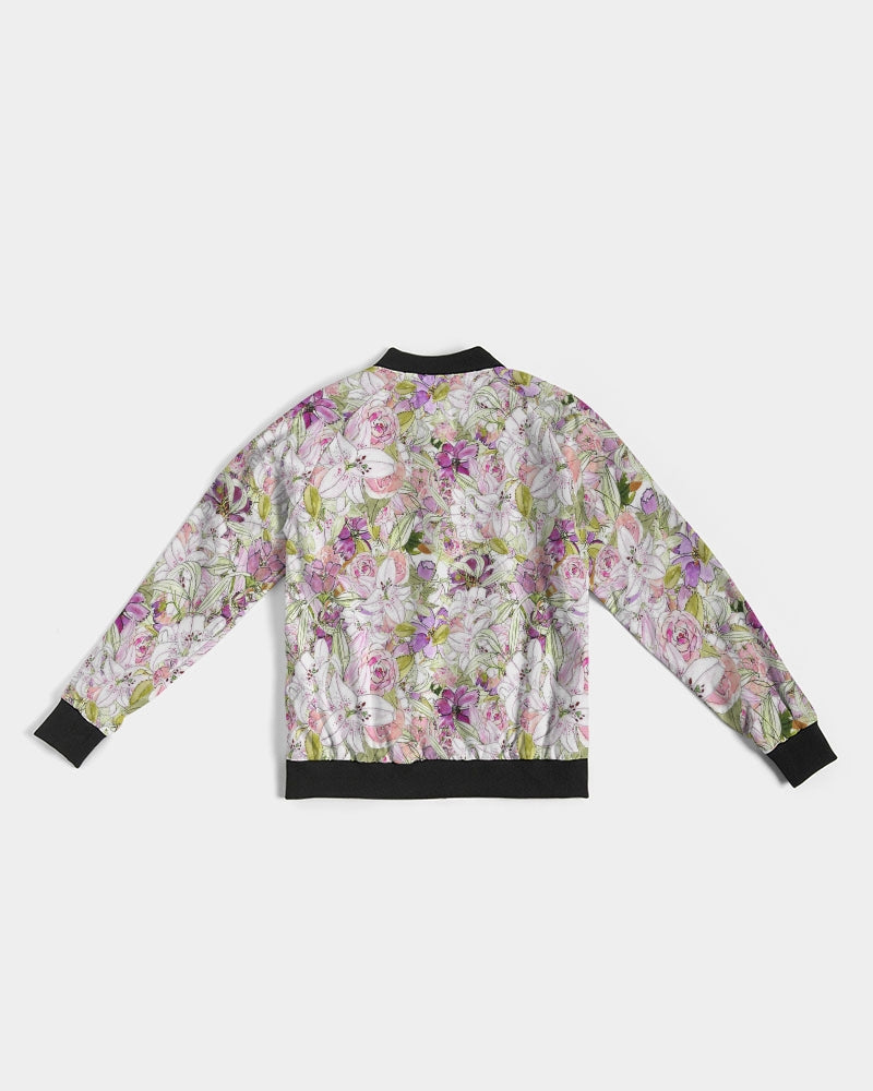 Magical Garden Women's Print Bomber Jacket