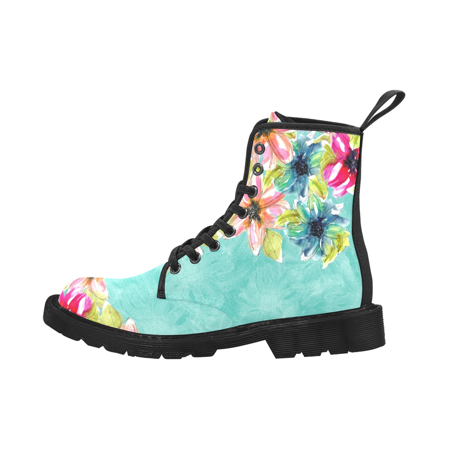 Tropical Bliss Canvas Boots for Women
