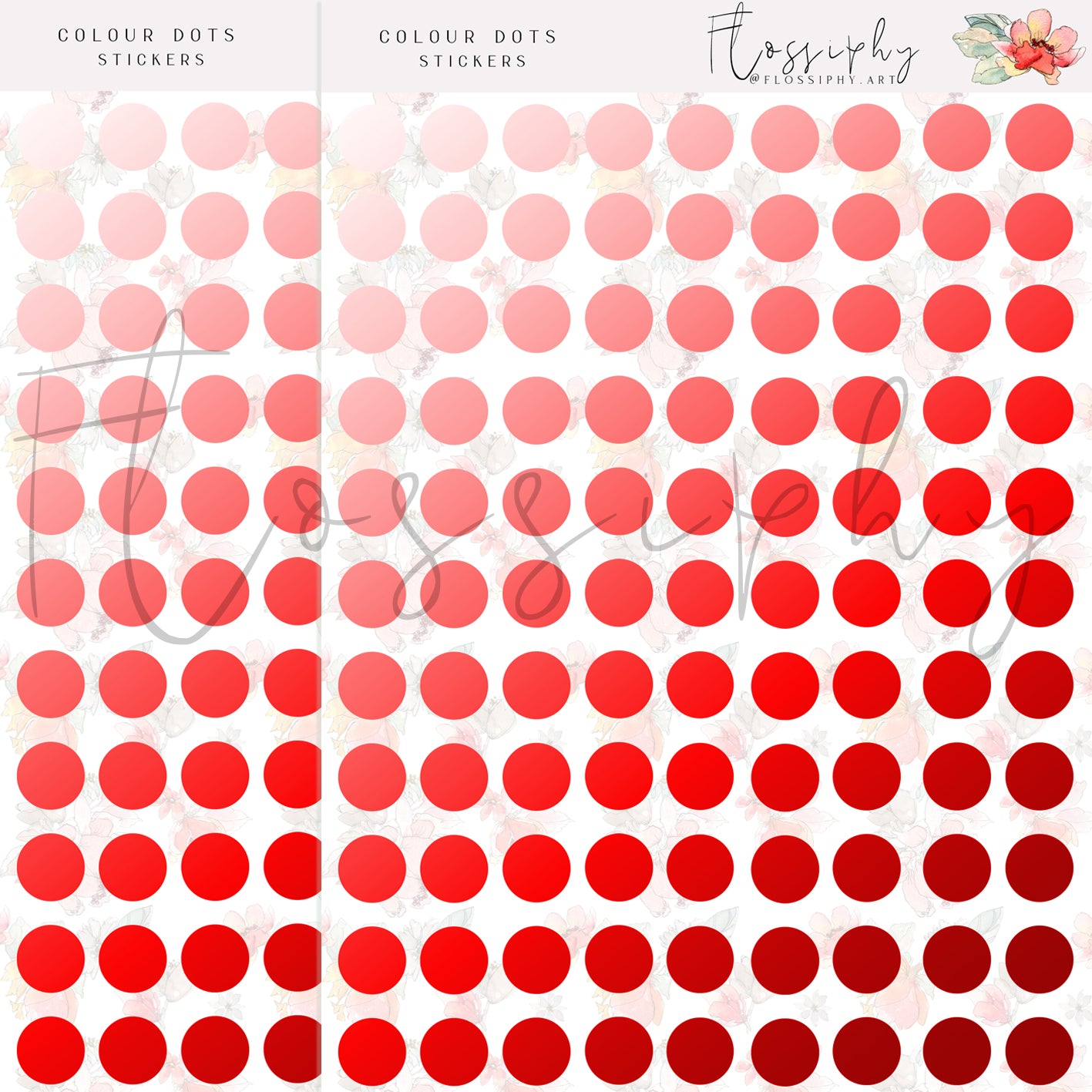 Mini Dot Functional Colour Stickers (2 Pack)
