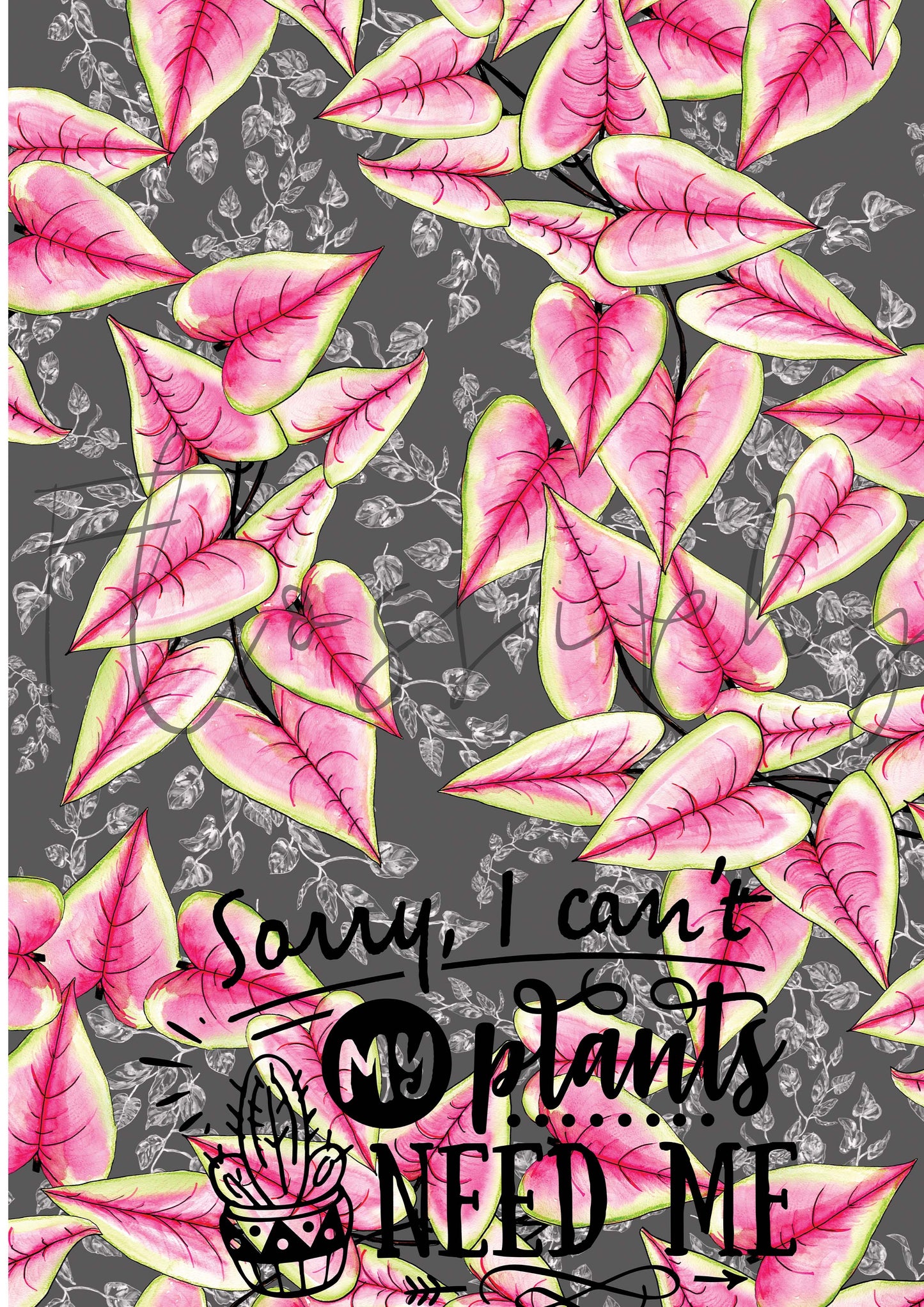 Plant life - Canvas Cotton Tea Towel