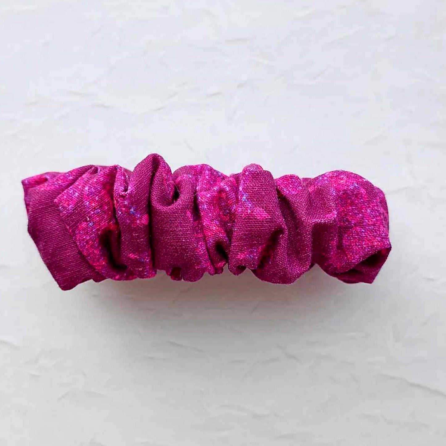 Linen Scrunchie - Blooms - berry
