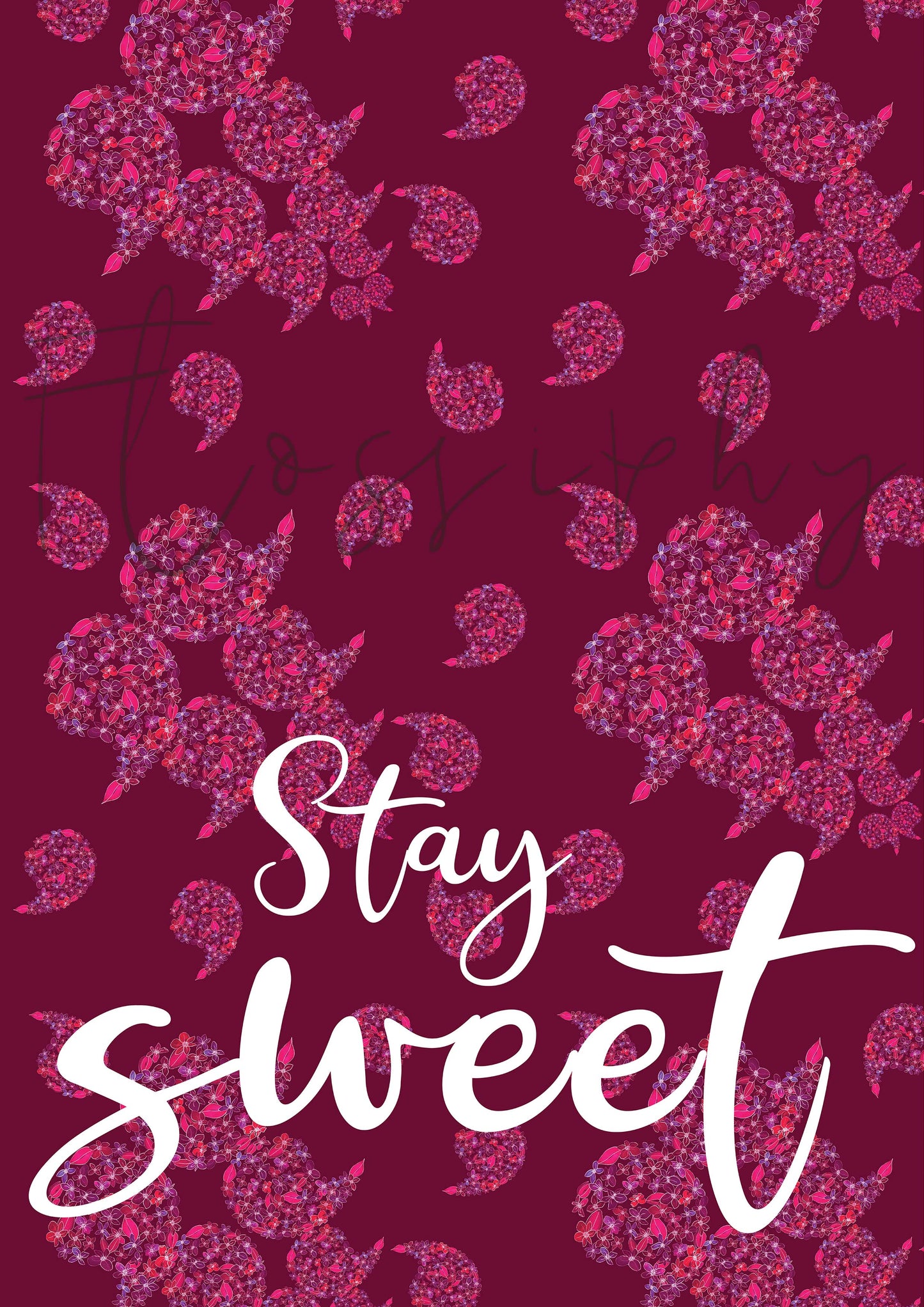 Strawberry Fields - Canvas Cotton Tea Towel