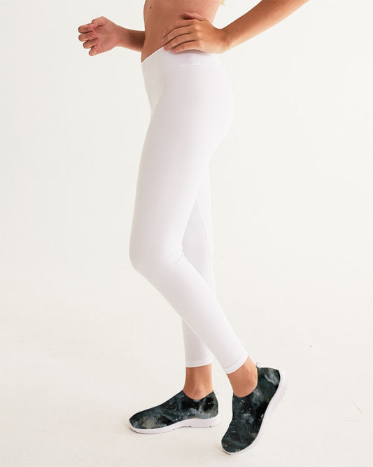 Black n White Camo Women's Slip-On Flyknit Shoe