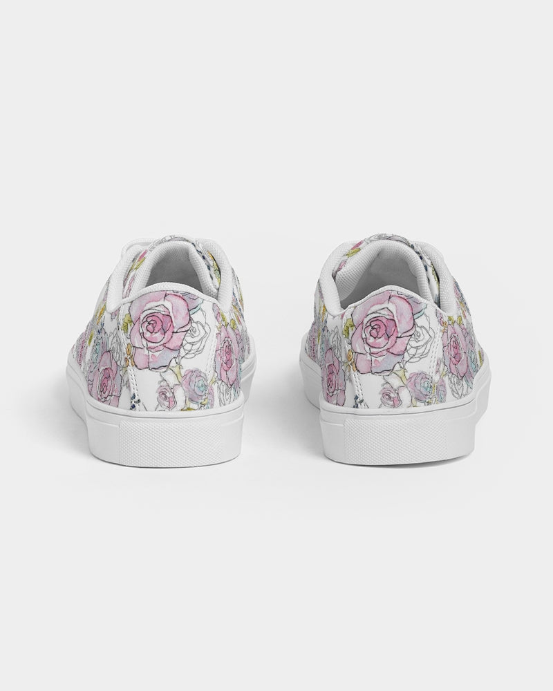 Rose Gold Women's Faux-Leather Sneaker