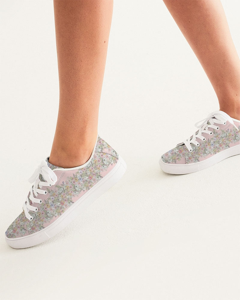 Floral Fence - blossom Women's Faux-Leather Sneaker