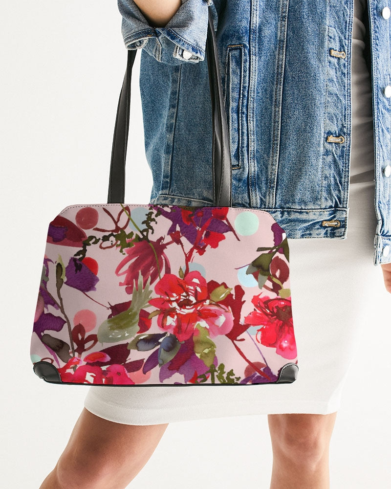 Silk Rose Shoulder Bag