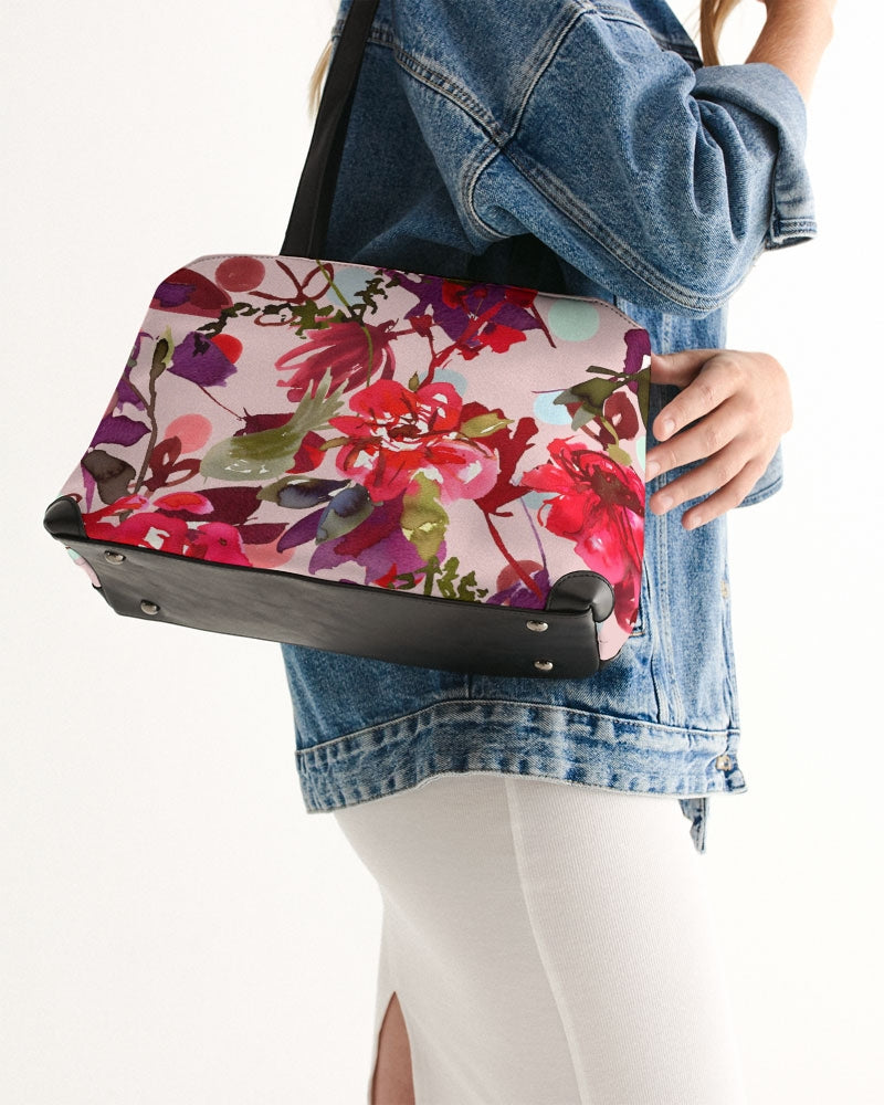 Silk Rose Shoulder Bag