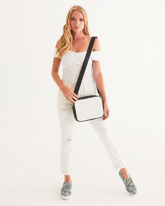 Resting Posies Women's Slip-On Canvas Shoe