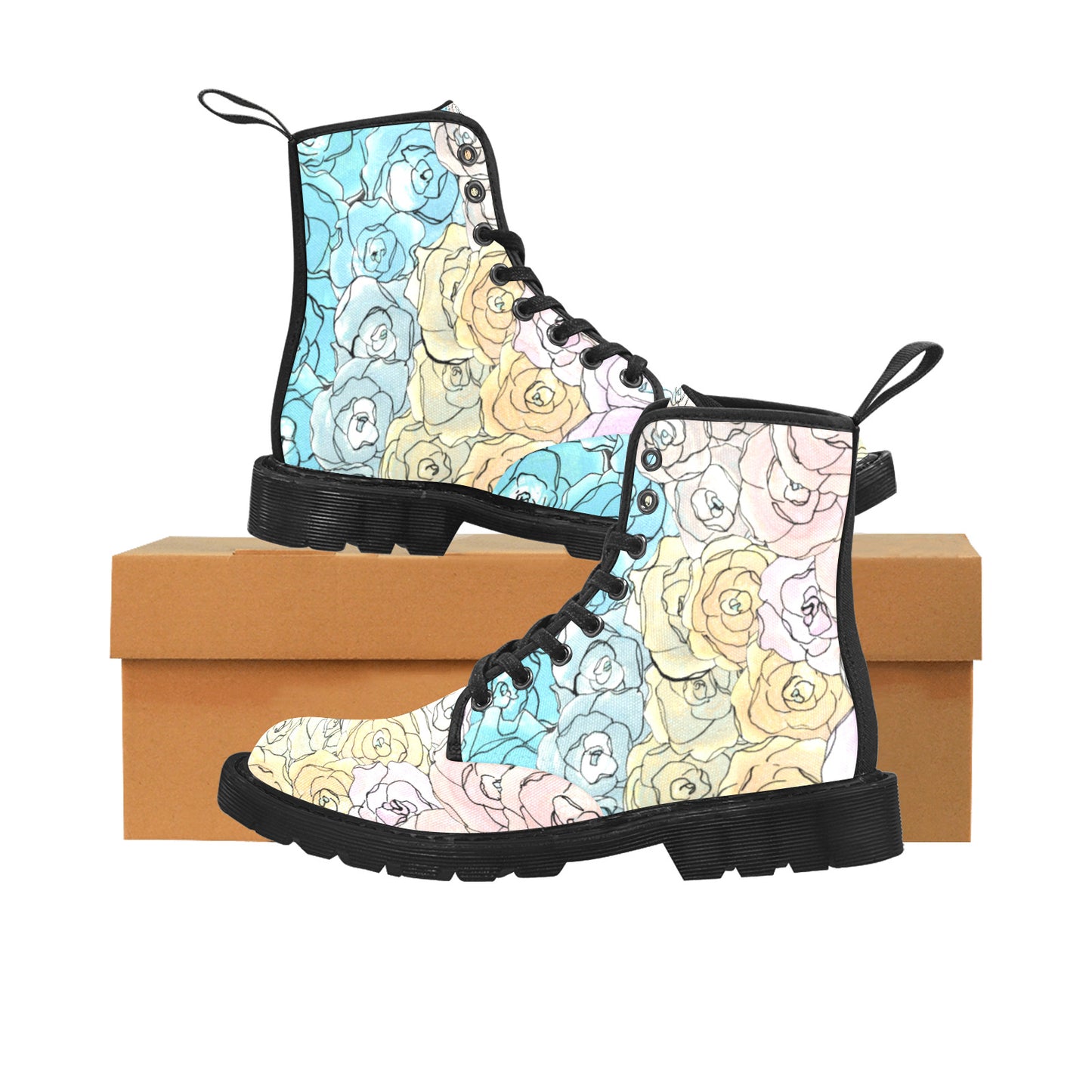 In a Cloud of Roses Boots for Women