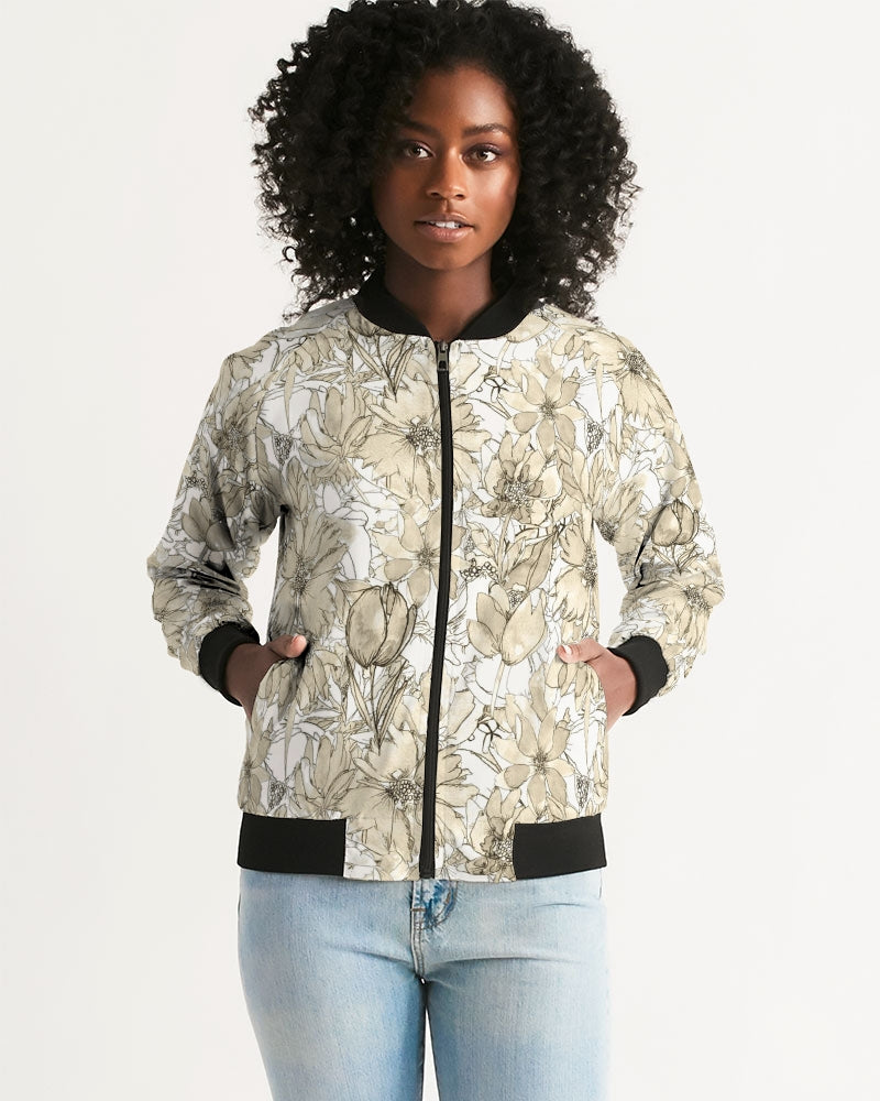 Memory Lane Mingle Women's Bomber Jacket