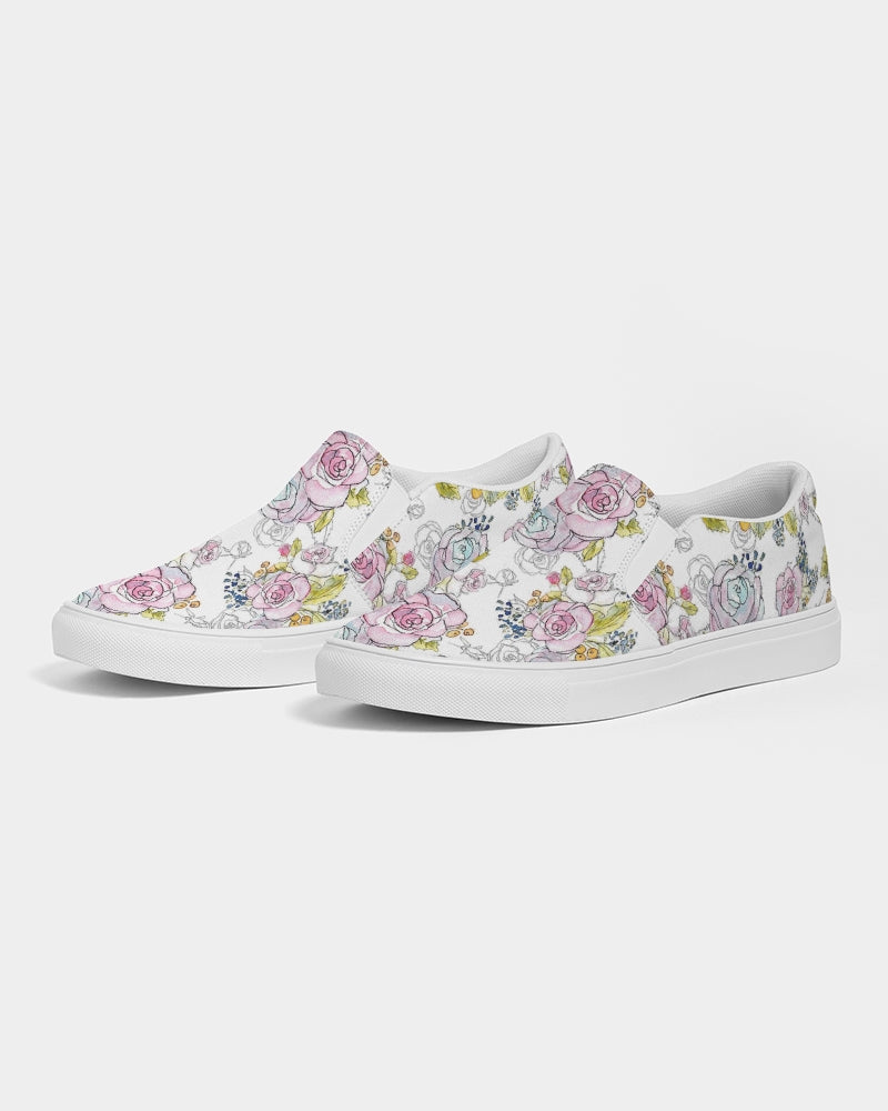 Rose Gold Women's Slip-On Canvas Shoe