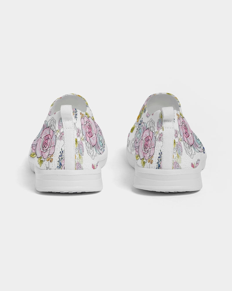 Rose Gold Women's Slip-On Flyknit Shoe